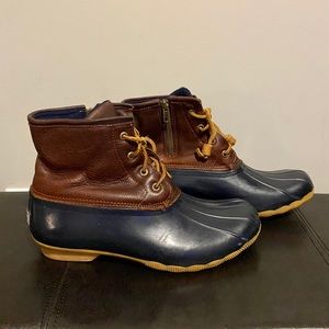 Sperry Topsider Navy Duck Boots